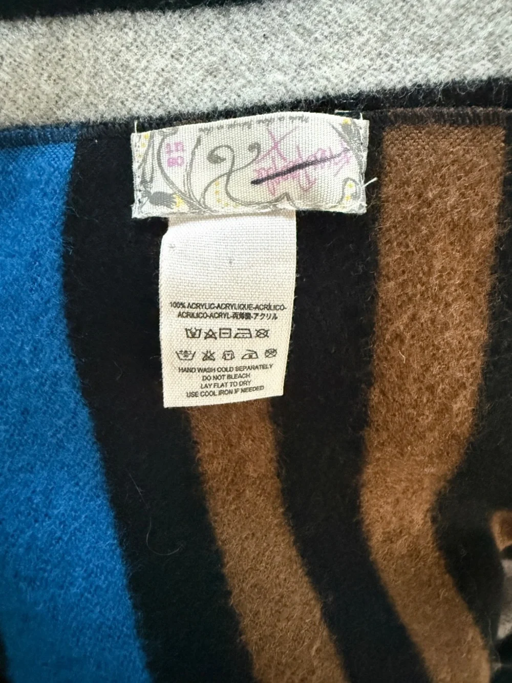 NWOT Free People Oversized Wool Scarf